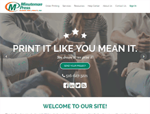Tablet Screenshot of manhassetminuteman.com